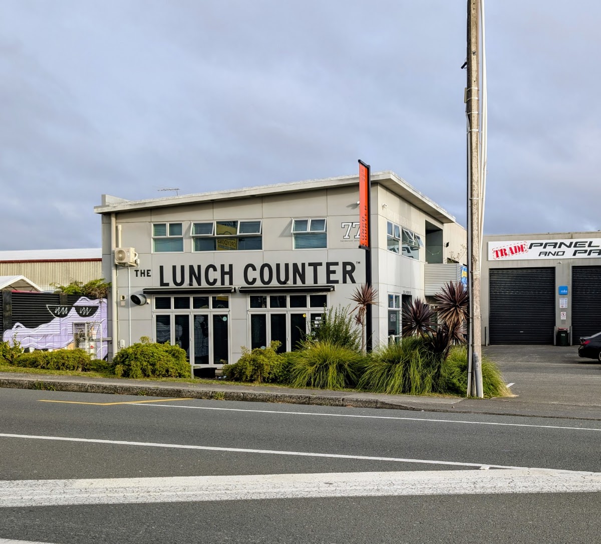 The Lunch Counter building on Henderson Valley Road